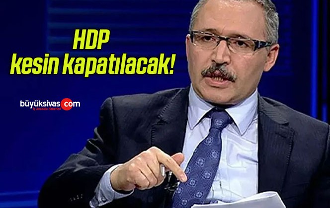 HDP kesin kapatılacak!