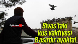 Sivas’taki kuş vakfiyesi 8 asırdır ayakta!