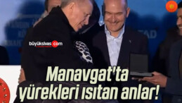 Manavgat’ta yürekleri ısıtan anlar!