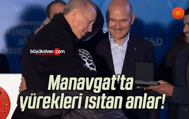 Manavgat’ta yürekleri ısıtan anlar!