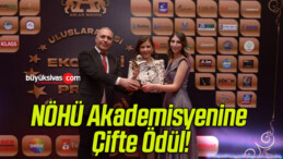 NÖHÜ Akademisyenine Çifte Ödül!