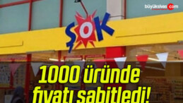 ŞOK marketler enflasyona savaş açtı! 1000 üründe fiyatı sabitledi!