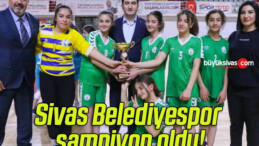 Sivas Belediyespor şampiyon oldu!