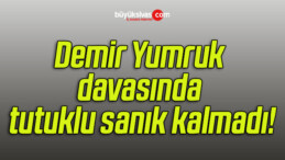 Demir Yumruk davasında tutuklu sanık kalmadı!