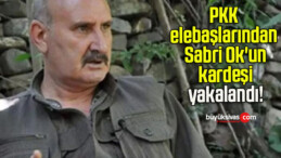 PKK elebaşlarından Sabri Ok’un kardeşi yakalandı!