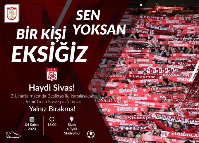 Son Dakika! Sivas Valiliği'nden Sivasspor Paylaşımı!Büyük Sivas Haber ...