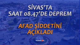 Sivas’ta deprem oldu! AFAD şiddetini açıkladı!