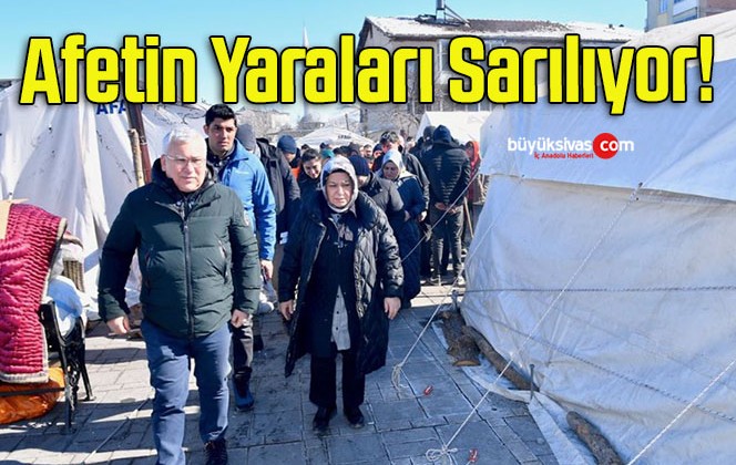 Afetin Yaraları Sarılıyor!