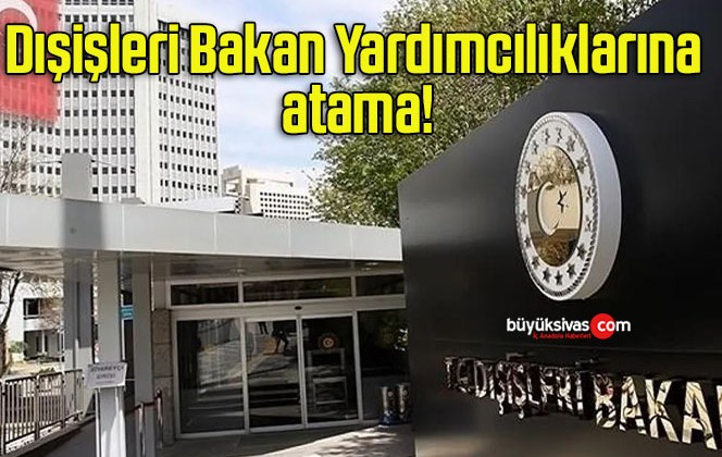 Dışişleri Bakan Yardımcılıklarına atama!