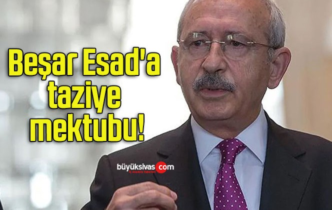 Beşar Esad’a taziye mektubu!