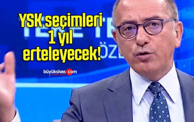 YSK seçimleri 1 yıl erteleyecek!