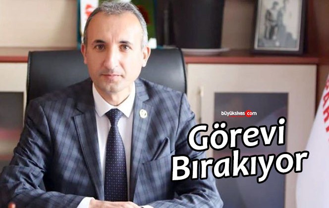 BBP Sivas Merkez İlçe Başkanı Fikri Pınarlı Görevi Bırakıyor