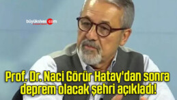 Prof. Dr. Naci Görür Hatay’dan sonra deprem olacak şehri açıkladı!