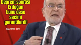 Deprem sonrası Erdoğan bunu dese seçimi garantilerdi!