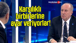 Karşılıklı birbirlerine ayar veriyorlar!