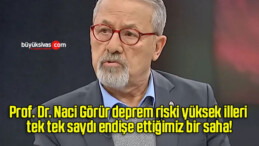 Prof. Dr. Naci Görür deprem riski yüksek illeri tek tek saydı endişe ettiğimiz bir saha!