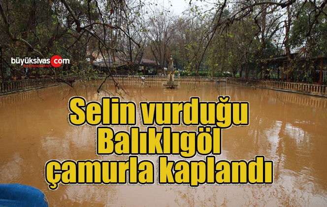 Selin vurduğu Balıklıgöl çamurla kaplandı