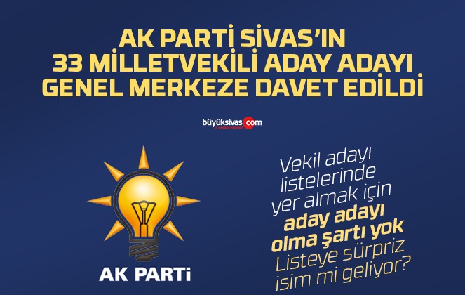 AK Parti, Sivas Milletvekili Aday Adayları Ile Mülakat ...