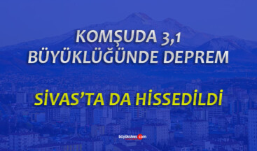 Kayseri’de 3.1 büyüklüğünde deprem