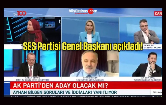 AK Parti’den aday olacak mı? SES Partisi Genel Başkanı Ayhan Bilgen açıkladı!