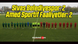 Sivas Belediyespor: 2 – Amed Sportif Faaliyetler: 2