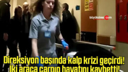 Direksiyon başında kalp krizi geçirdi! İki araca çarpıp hayatını kaybetti!