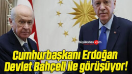 Cumhurbaşkanı Erdoğan Devlet Bahçeli ile görüşüyor!