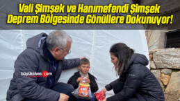 Vali Şimşek ve Hanımefendi Şimşek Gönüllere Dokunuyor!