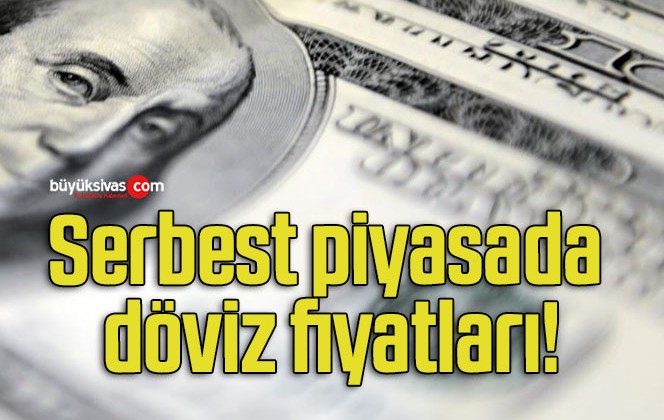 Serbest piyasada döviz fiyatları!