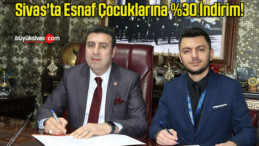 Sivas’ta Esnaf Çocuklarına %30 İndirim!