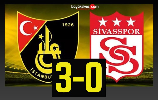 İstanbulspor 3 Sivasspor 0 (maç sonucu)!