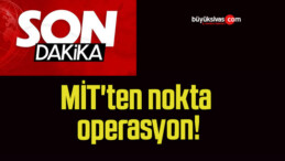 MİT’ten nokta operasyon!