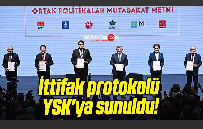 İttifak protokolü YSK’ya sunuldu!