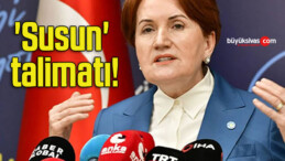 ‘Susun’ talimatı!