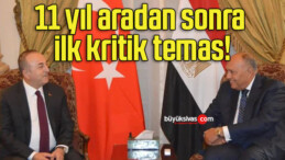 11 yıl aradan sonra ilk kritik temas!