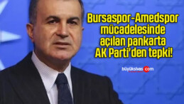 Bursaspor-Amedspor mücadelesinde açılan pankarta AK Parti’den tepki!