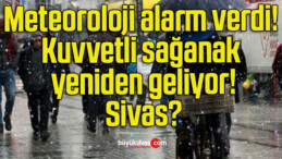 Meteoroloji alarm verdi! Kuvvetli sağanak yeniden geliyor!