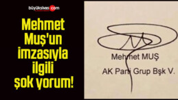 Fatih Altaylı’dan Mehmet Muş’un imzasıyla ilgili şok yorum!