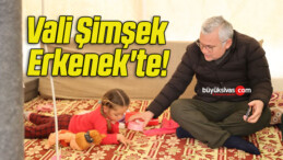 Vali Şimşek Erkenek’te!