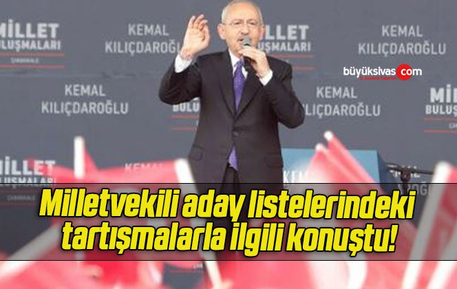 Milletvekili aday listelerindeki tartışmalarla ilgili konuştu!