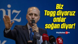 Biz Togg diyoruz onlar soğan diyor!