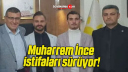 Muharrem İnce istifaları sürüyor!