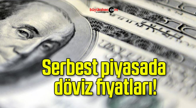 Serbest piyasada döviz fiyatları!