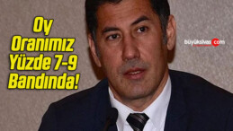 Oy Oranımız Yüzde 7-9 Bandında!