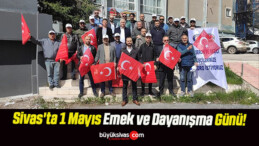 Sivas’ta 1 Mayıs Emek ve Dayanışma Günü!