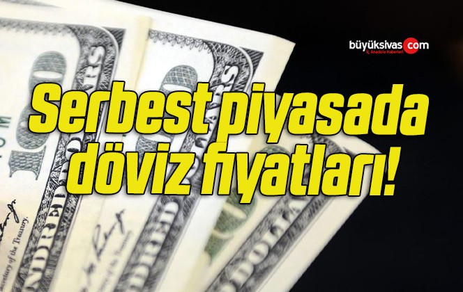 Serbest piyasada döviz fiyatları!