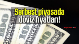 Serbest piyasada döviz fiyatları!