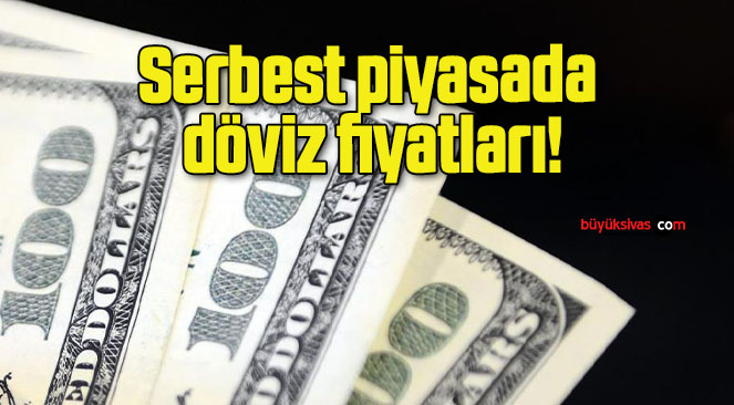 Serbest piyasada döviz fiyatları!