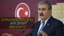 Cumhurbaşkanı yardımcılığı teklifi gelirse değerlendiririz!