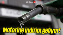 Motorine indirim geliyor!